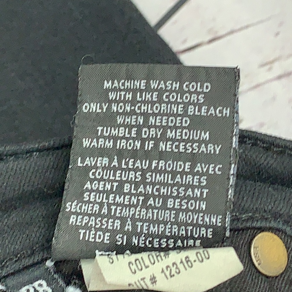 Hudson “NICO” midrise super skinny black jeans 28 - Picture 5 of 12